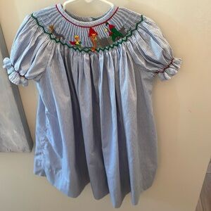 Cute smocked fairy tale dress.